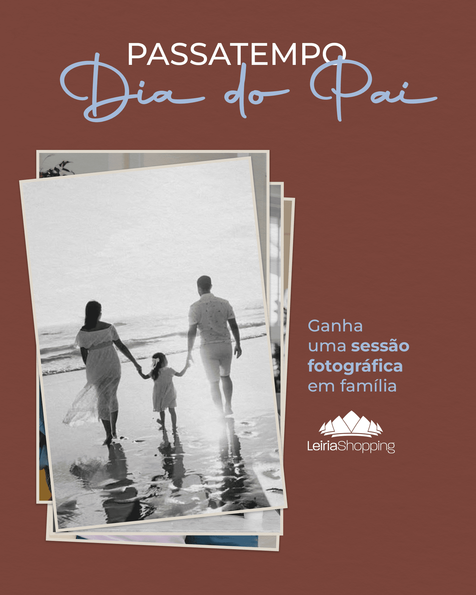 LeiriaShopping assinala o Dia do Pai com giveaway de sessão fotográfica em família