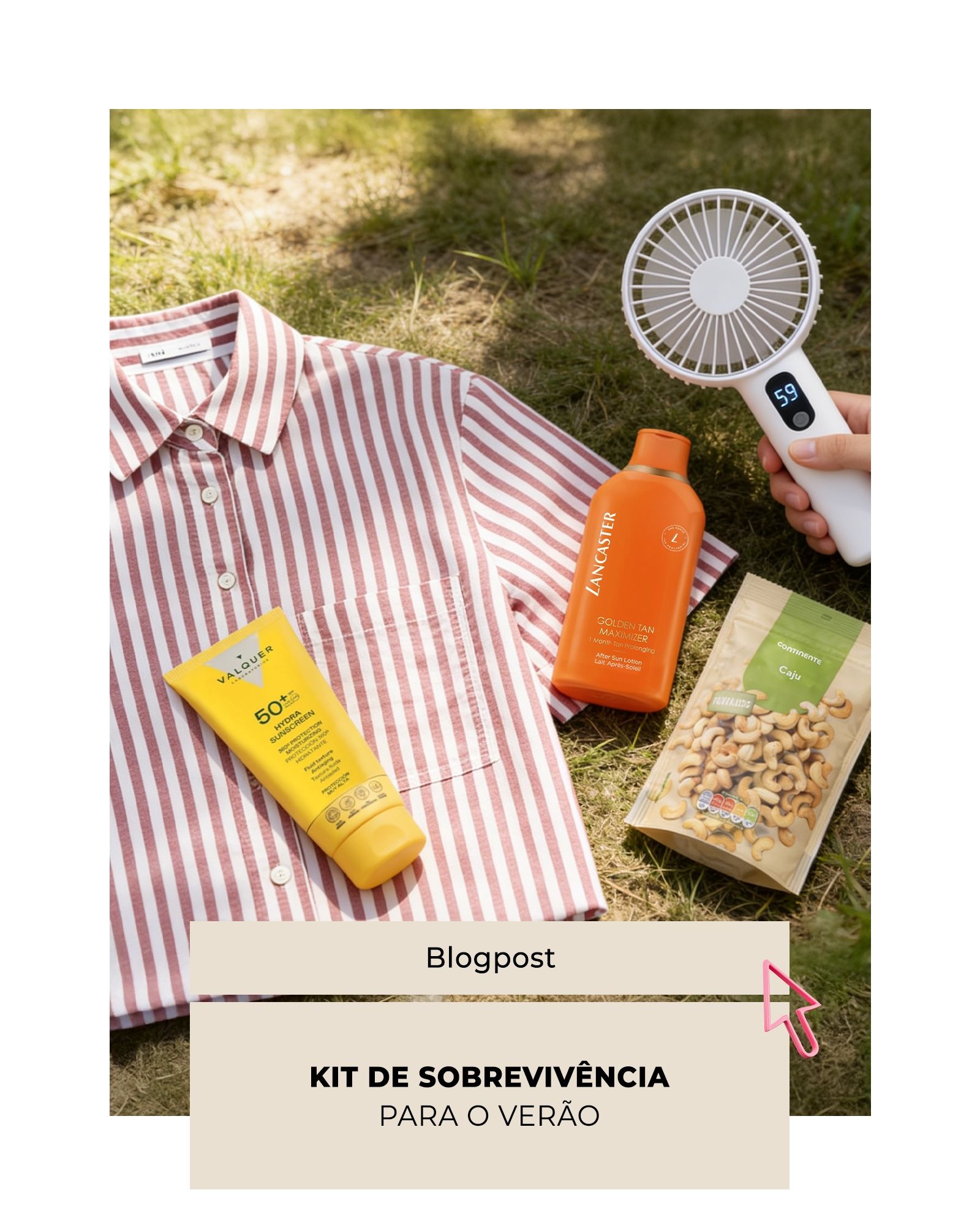Kit de sobrevivência para o verão