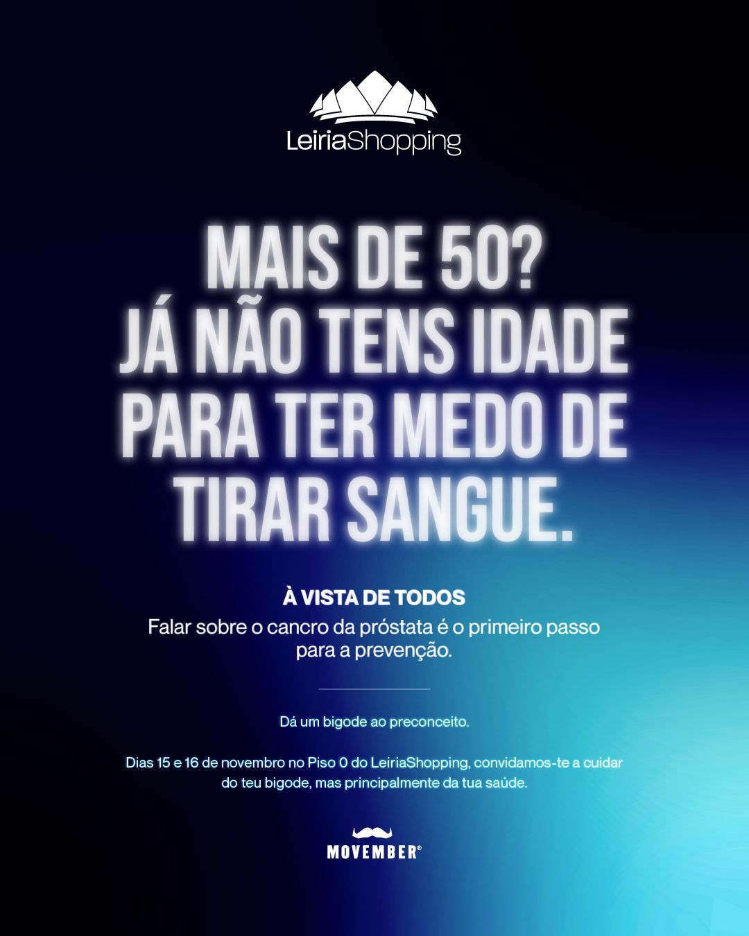 LeiriaShopping junta-se ao Movember 