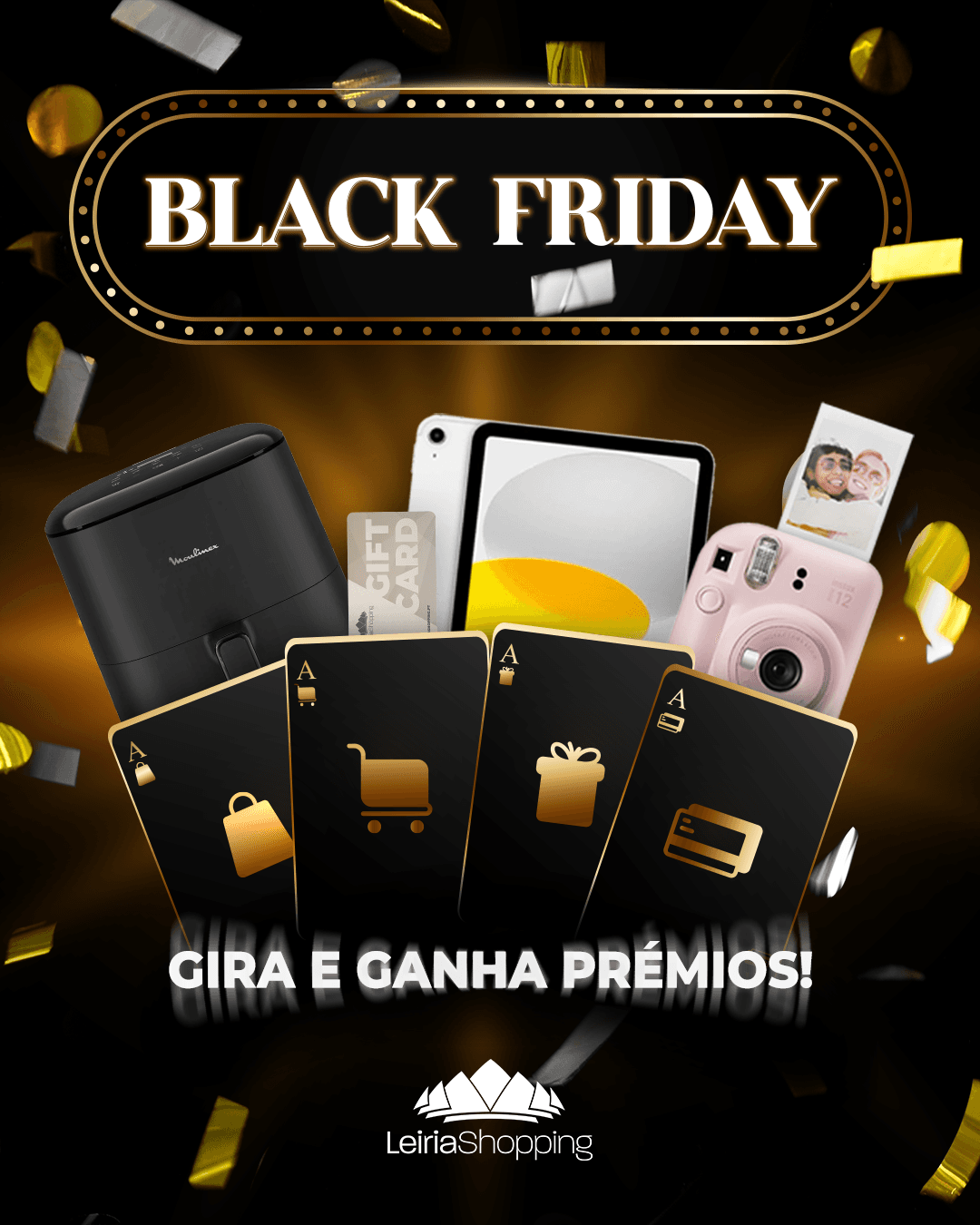 Black Friday no LeiriaShopping: Gira a Roleta e Ganha Prémios